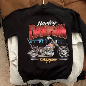 limited quantity 1988 Harley Davidson chopper sweatshirt. Size med runs small